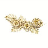 Stylish Home Decor with Metallic Flower Art